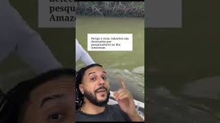 Shark Attack In Fresh Water  Biomesquita shorts