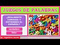 ENCUENTRA LA PALABRA CORRECTA❤ Test de ORTOGRAFÍA y Cuánto Sabes de Español👍JUEGOS DE PALABRAS 2