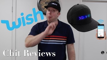 Wish Bluetooth Programmable LED Hat - Chit Reviews