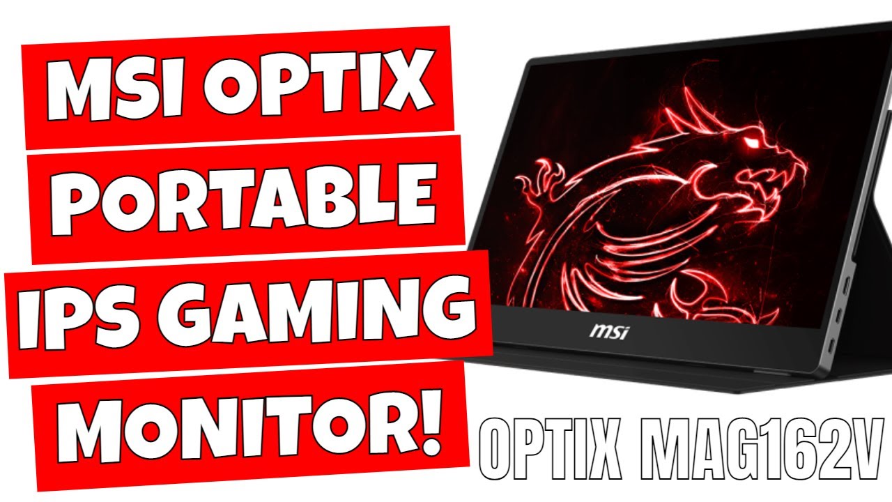 MSI Optix MAG162V 15.6 Portable IPS HDMI USB Type C Monitor