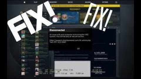 VAC Authentication FIX! CSGO