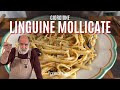 Linguine con mollica fritta e battuto di olive  la ricetta di giorgione