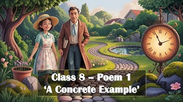 Class 8 English – Poem 1 – A Concrete Example | Easy Explanation + AI Animation | Gradual English