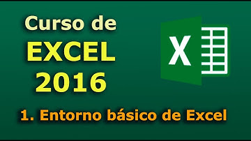 ⭐️ Curso EXCEL 2016 ⭐️ 1. Entorno de Excel. Curso COMPLETO desde cero. Nivel BÁSICO hasta avanzado