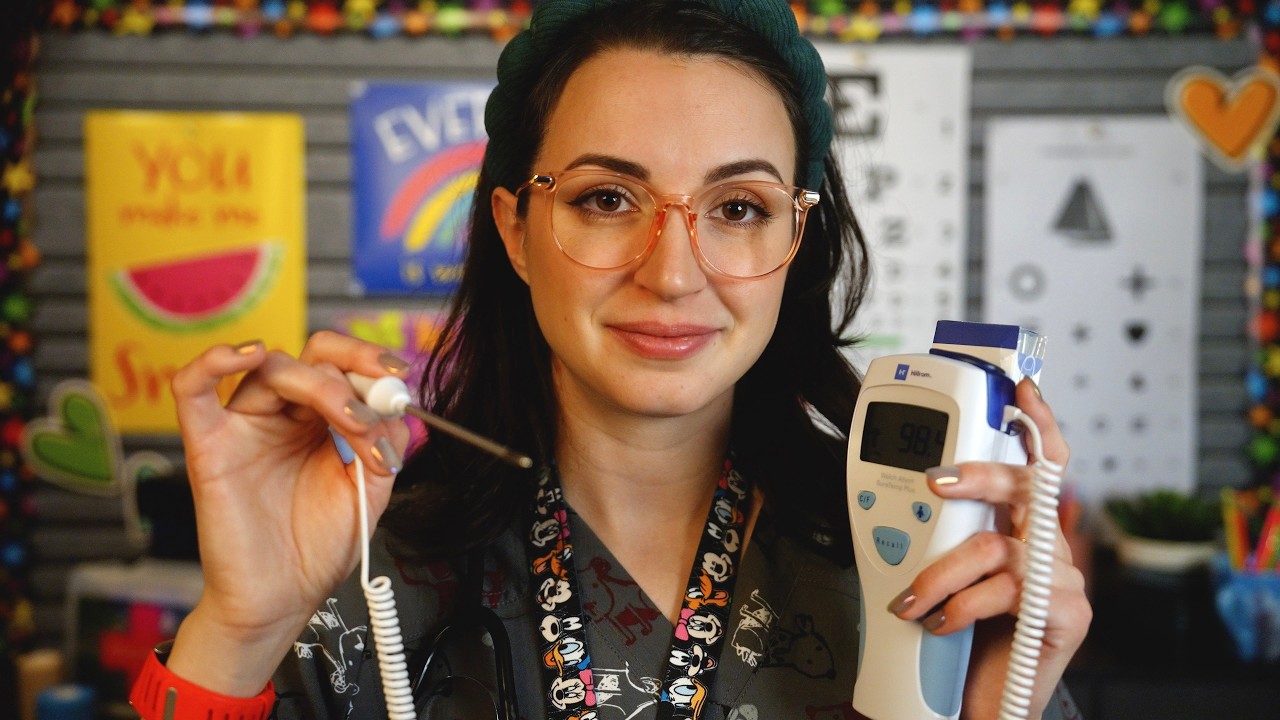 ASMR | School Nurse Takes Care of You (whispered)