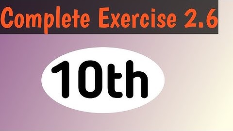 Class 10 math Exercise 2.6_use synthetic division to find quotient and remainder