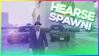 Gta 5 Online Rare Cars Free Location 1.32 How To Store Romero Hearse Funeral Car Free