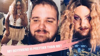 TURNING MY BOYFRIEND INTO A DRAG QUEEN *WIG SNATCHED*