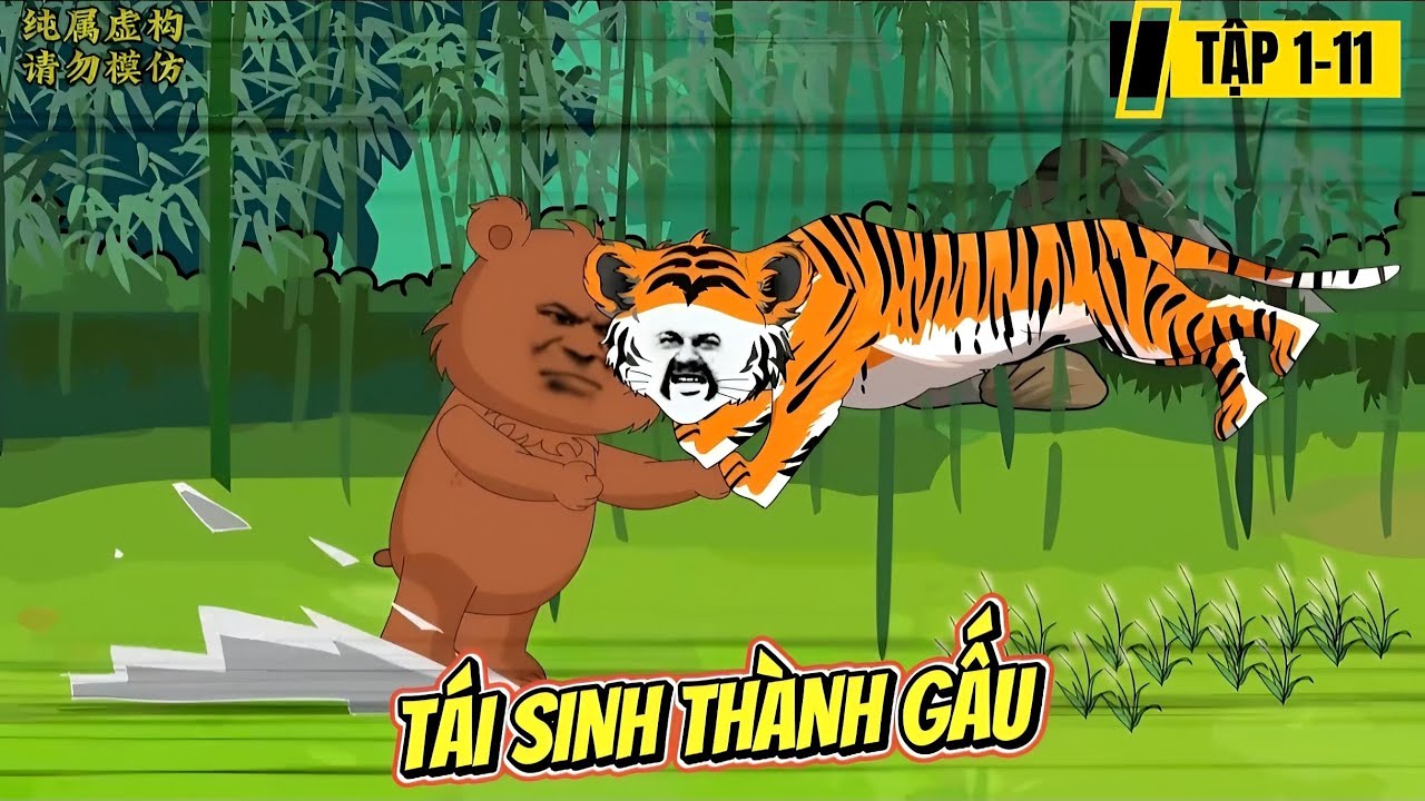 TÁI SINH THÀNH GẤU TẬP 1-11 | HOẠT HÌNH 4K