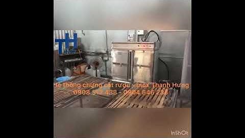 (Lắp đặt) Bộ Nồi nấu rượu chưng cất rượu bằng điện, bằng gas, bằng than củi. - inox Thanh Hưng