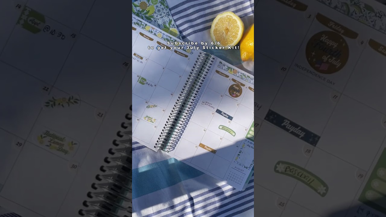 When life gives you lemons... turn them into stickers! 🍋 Subscribe by 6/6!