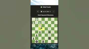 Chess.com Daily Puzzle 27 January 2024 #shorts
