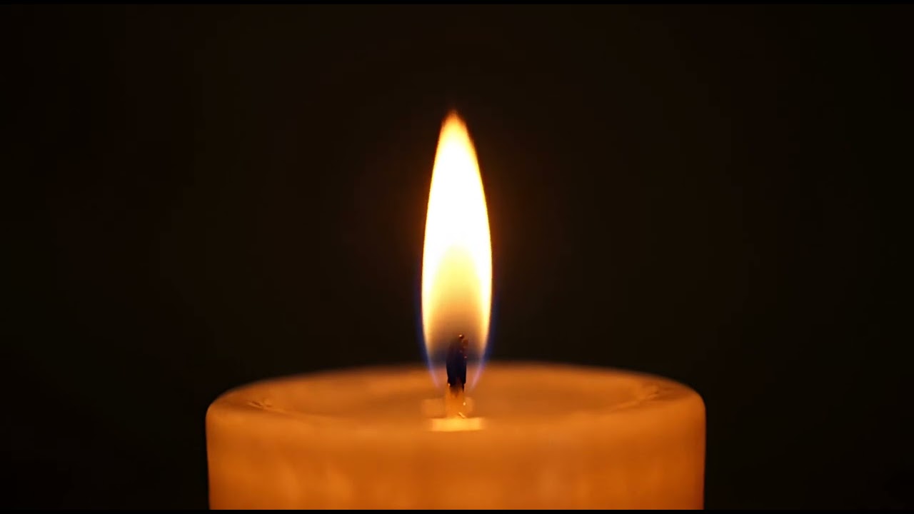 2 Hours Candle Flame for Deep Sleep & Relaxation | No Music (Macro)