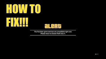 GTA 5 How to fix the Rockstar Servers are unavailable (Console)