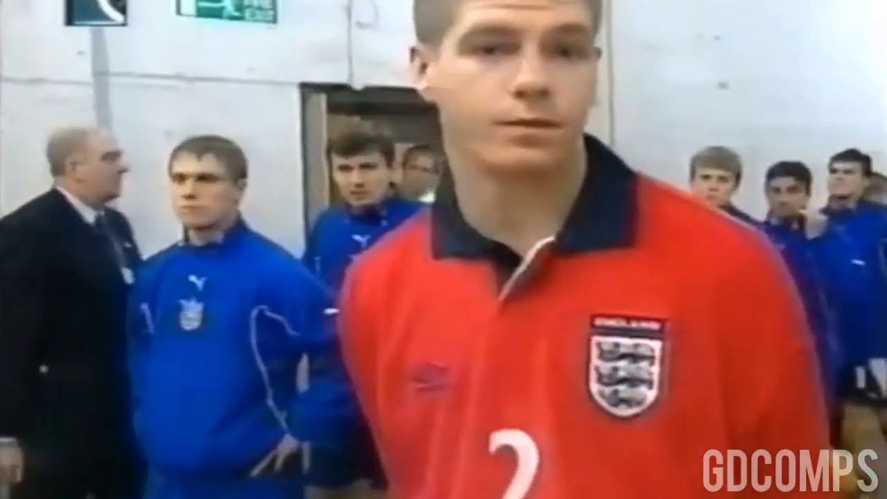 Steven Gerrard vs Ukraine 2000 | England Debut