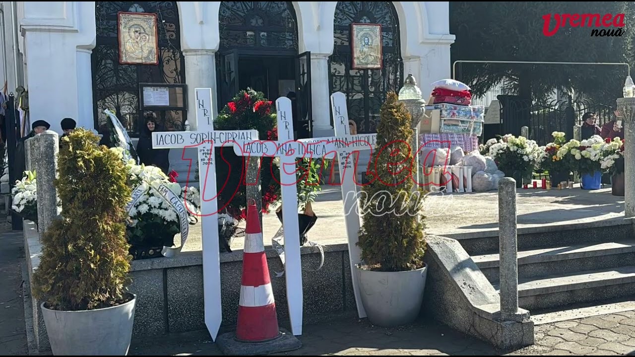 Sute de vasluieni, prezenți la înmormântarea soților Iacob