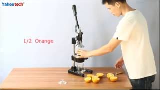 Hand Press Manual Fruit Juicer | Yaheetech