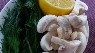 Шампиньоны без уксуса/заготовка для салатов Шампиньоны без уксуса/заготовка для салатов