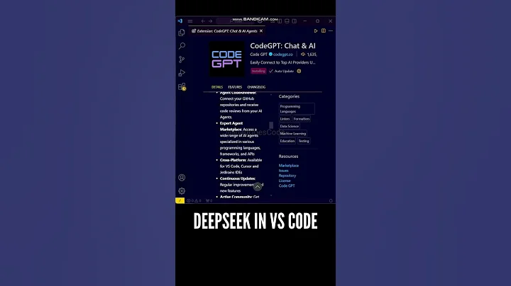 🥰🥰 Use DeepSeek R1 in Visual Studio Code without Ollama #vscode #coding #ollama #deepseek #js