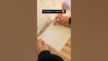 DIY Frame From Chart Paper ✂️ | Easy Home Decor Idea #shorts