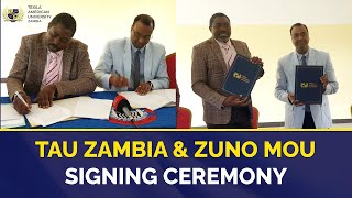 Unlocking Opportunities: TAUZ and ZUNO Unite in MoU Signing Ceremony