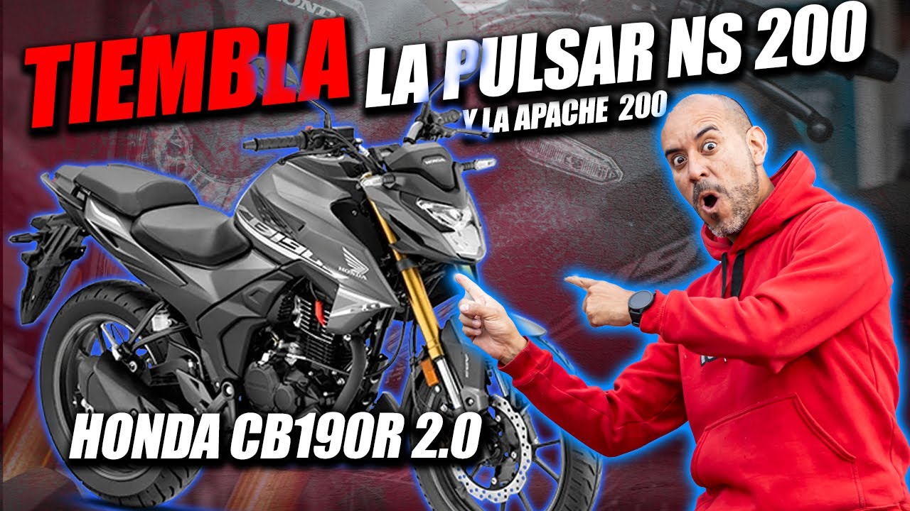 😱HONDA pone a TEMBLAR a la PULSAR 200 ns😱NUEVA honda cb190R 2.0🔥 ...