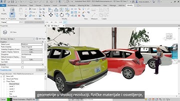 Revit 2022 - Šta je novo? / RPC elementi u realističnim prikazima (Enhanced RPCs in Realistic Views)