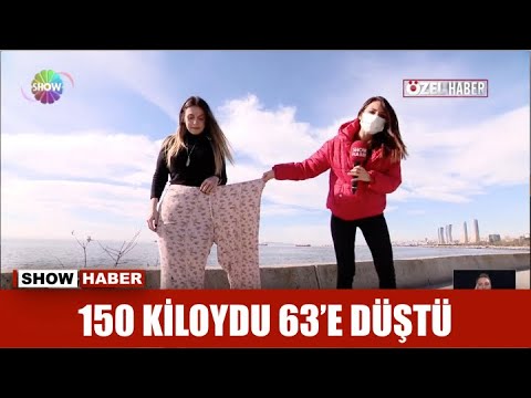 150 kiloydu 63'e düştü