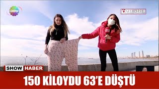 150 kiloydu 63'e düştü Resimi