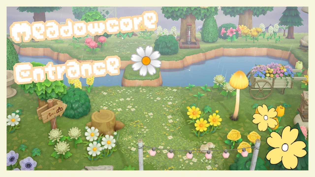 Meadowcore Entrance ✿ ACNH Speedbuild