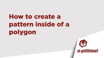 How to create a pattern inside of a polygon