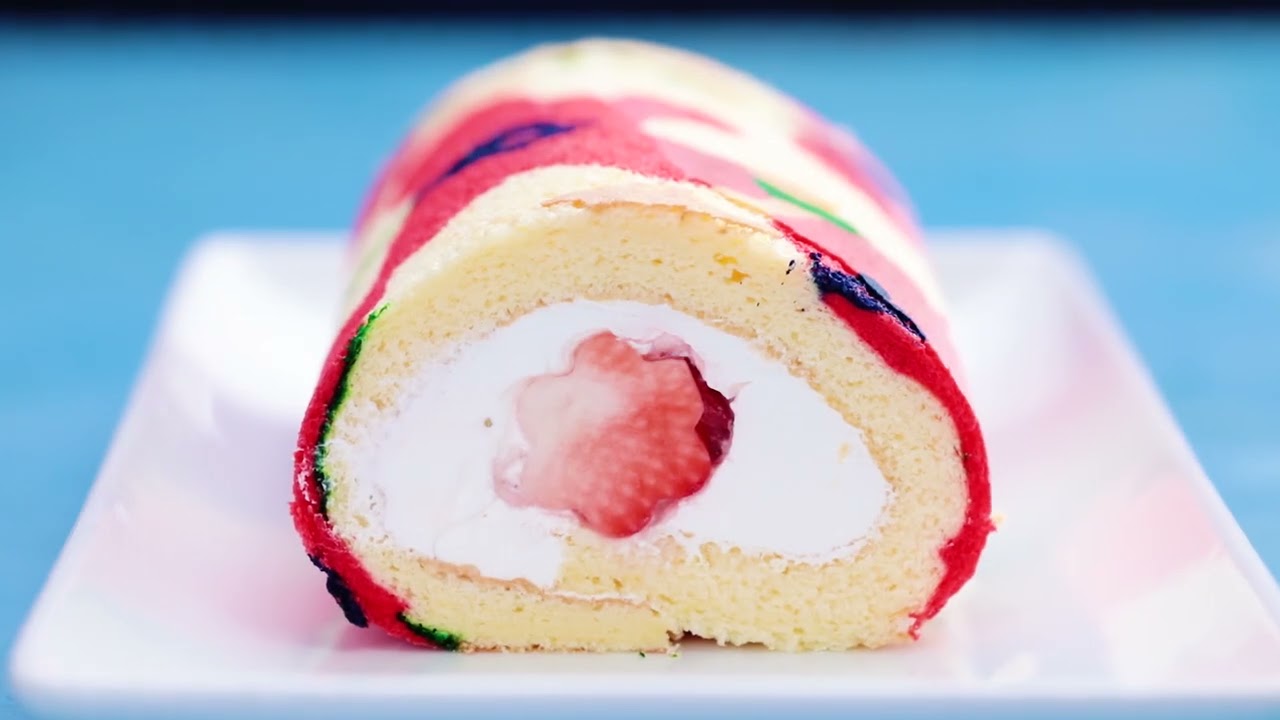 10 Minutes of Mesmerizing Swiss Roll Cake Recipes | Tastemade Sweeten