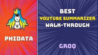 Summarizer a 1 hour long Youtube video using Groq and Phidata