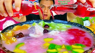 SUEGER POLL !! BUKA PUASA MUKBANG ES SOP BUAH SEGAR DINGIN SEBASKOM !!