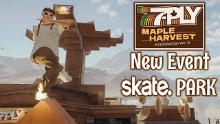 Skating the New 7-Ply Maple Park + Secret Area Discovery