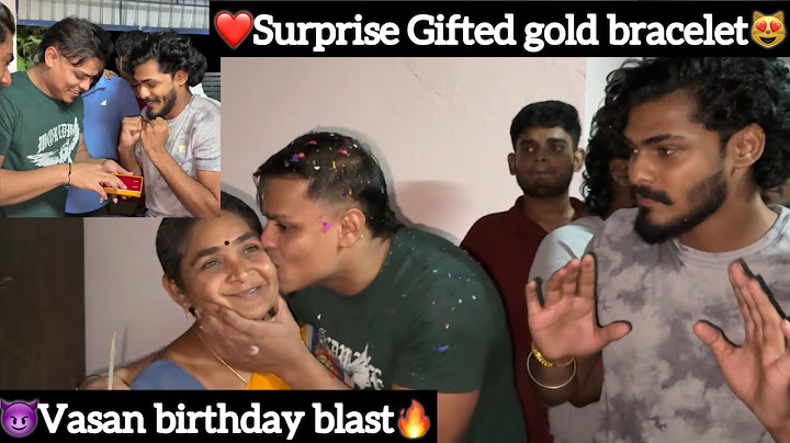 ❤️Surprise Gifted Gold bracelet😻| 😈Vasan birthday blast￼💥￼￼| Aj Sqaud | TTF | AJEES 