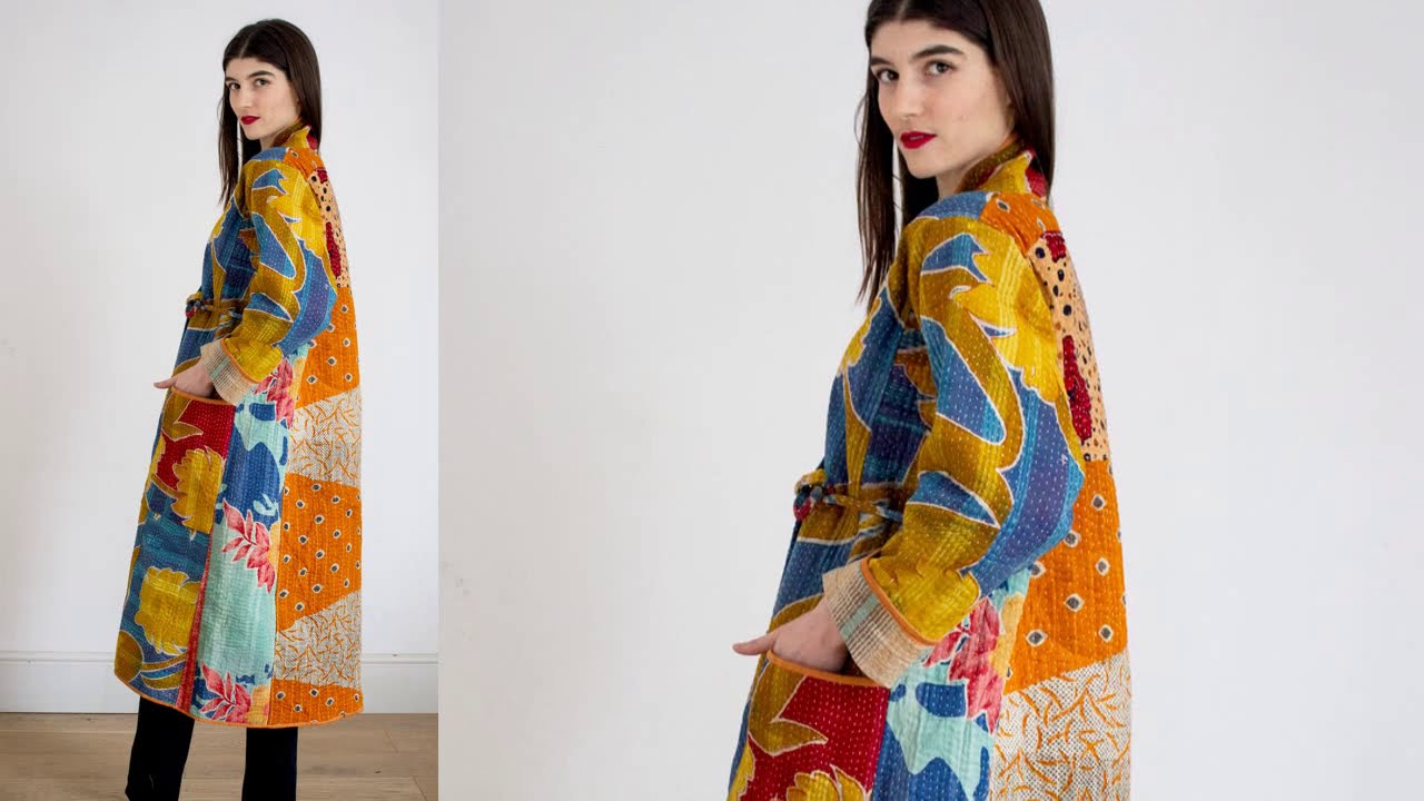 Trendy Kantha Jacket Shrugs & Kimonos!! Style Your Outfit With Elegant ...