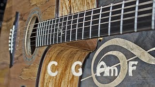 Acoustic Rock Guitar Backing Track C Major screenshot 1