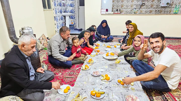 Stories and Laughter: Majid and Javad's Intimate Family Gathering on Yalda Night