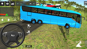 Euro Bus Driving Game Public Transportation 2024 -  Indonesia Bus Simulator Android Gameplay #1592
