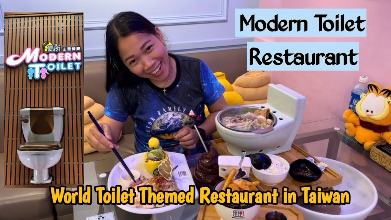 Modern Toilet : Bathroom - Themed Restaurant in Taiwan 🇹🇼 | Vlog # 69