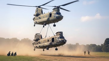 How the Americans recovered the crashed CH-47 Chinook helicopter