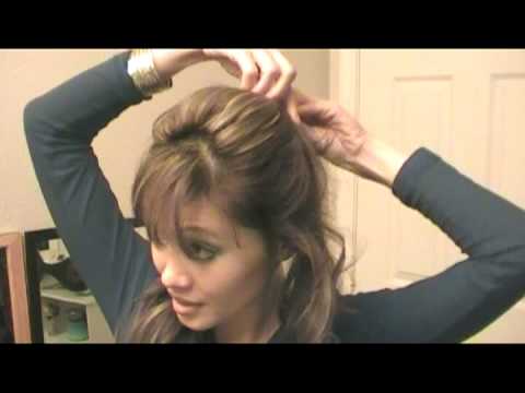 How To Hair Tutorial Under 5 Min Fancy Side Pony Tail