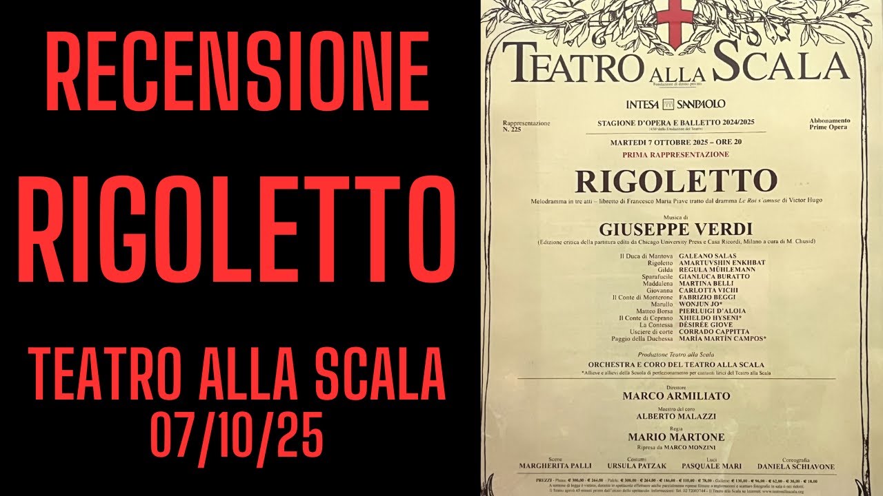 Un Rigoletto inguardabile.