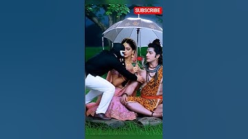 Lord Shiva and Goddess Parvati together in the rain 😱 #jaidmeel #mahadevstatusshivashiva