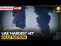 US Iran War Iranian Missiles Target Dubai Airport Flights Disrupted Briefly WION BREAKING 