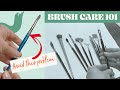 How to care for your watercolour brushes !