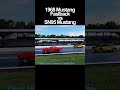 1968 Mustang Fastback Vs SN95 Mustang Drag Race #dragrace #mustangfastback #vs #sn95mustang #1