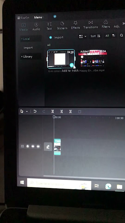 How to Import Video in Capcut PC 💻 #youtubeshorts #viral #trending #windows #shorts #capcut