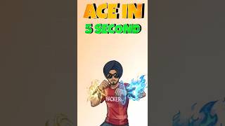 ACE IN 5 SECOND!!#ffshorts #garenafreefire #freefireindiacoming #ob54update